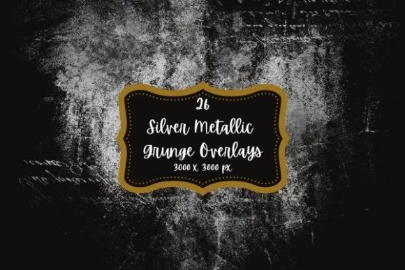 Download 26 Silver Metallic Grunge Overlay PNG - Grunge overlay Collection